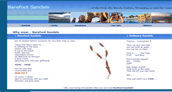 Desktop Screenshot of barefootsandals.com